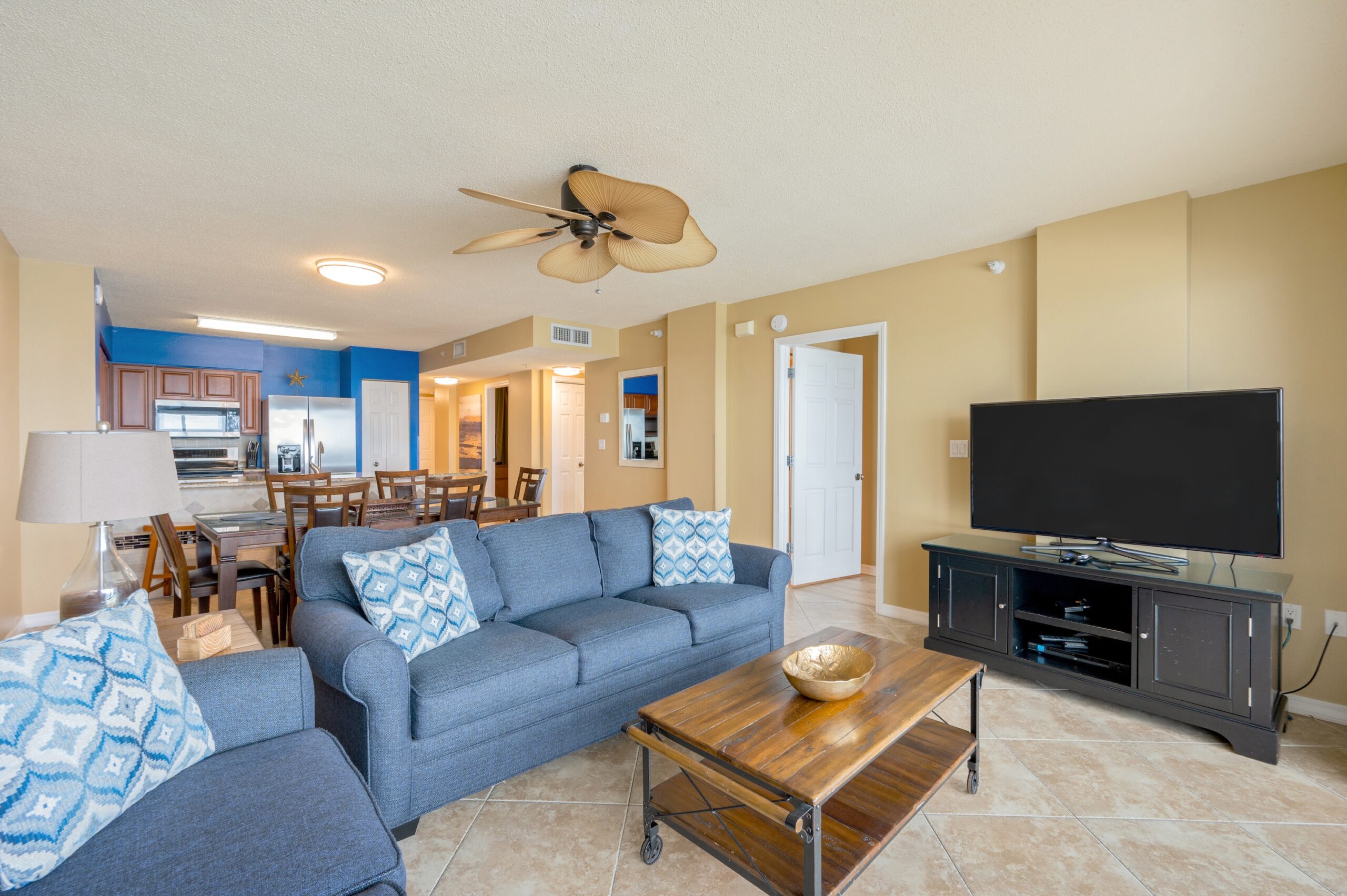 TVs in the living room and each bedroom in our Okaloosa Beach condo